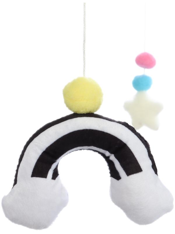 Мобиль музыкальный на кроватку «Весёлая пчёлка», звук, чёрный