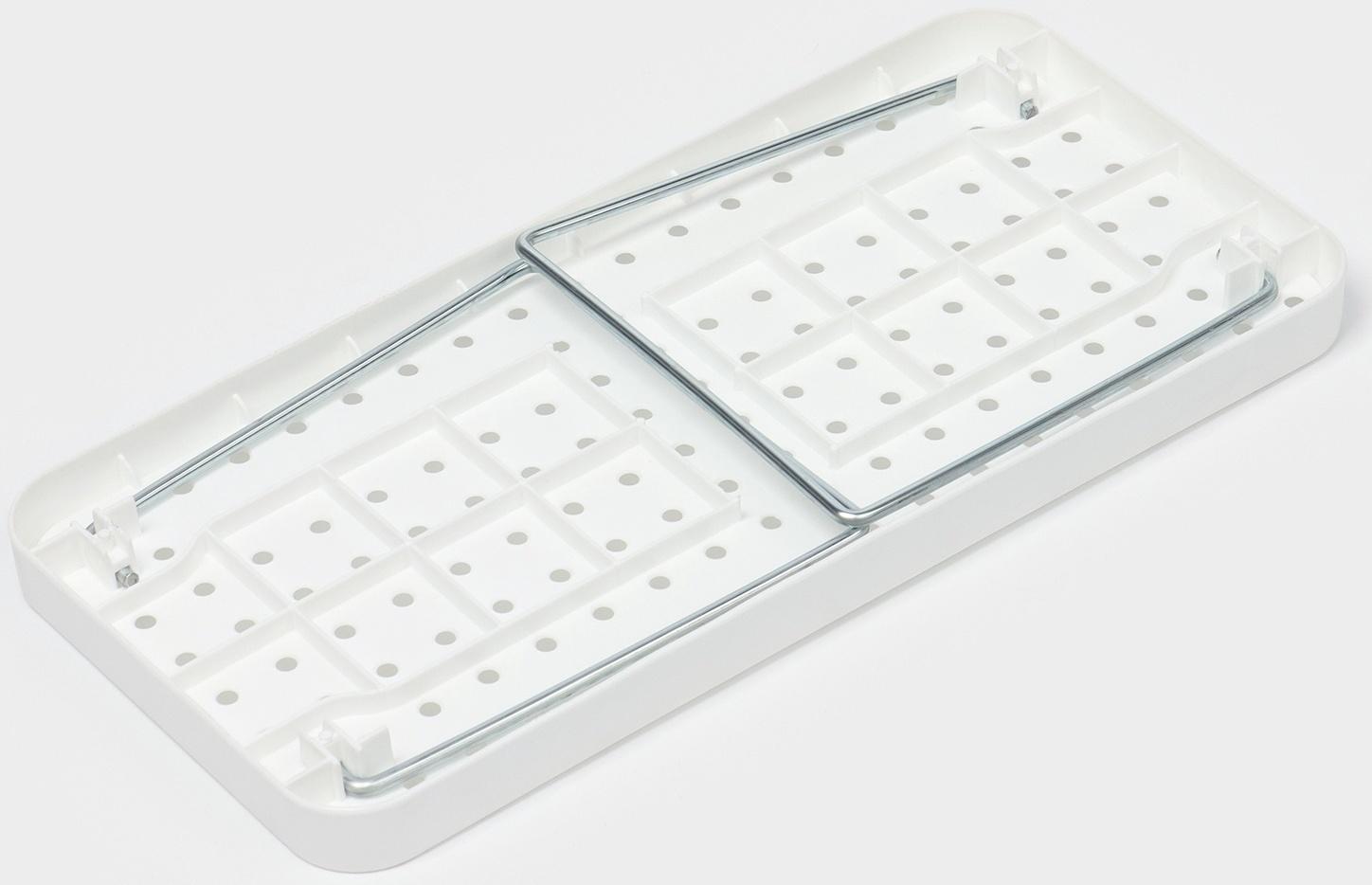 Складной столик - поднос «Макард», 29×14×2 см, белый, серый