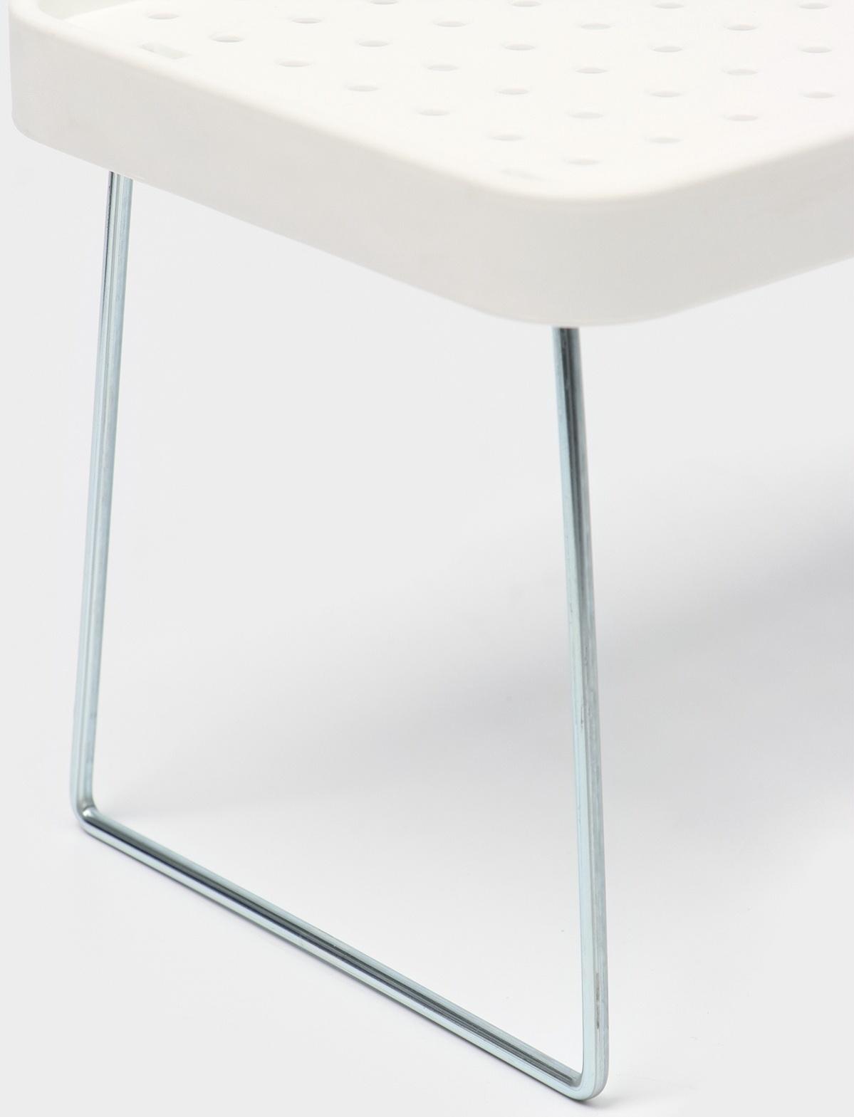 Складной столик - поднос «Макард», 29×14×2 см, белый, серый