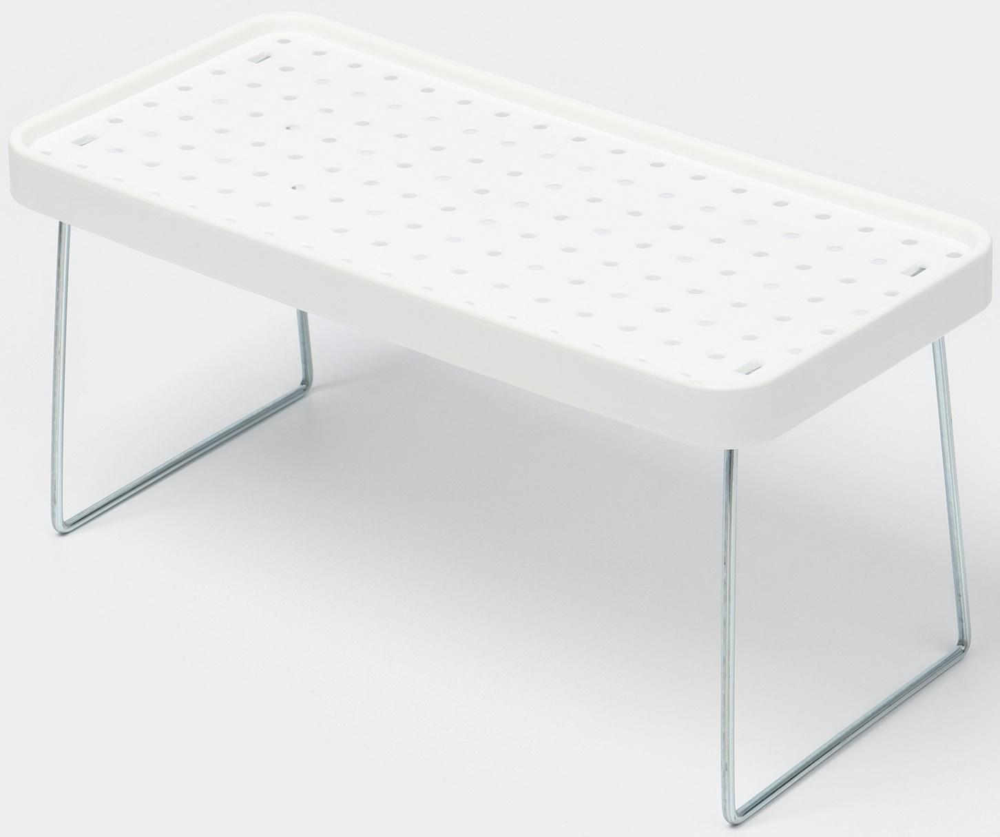 Складной столик - поднос «Макард», 29×14×2 см, белый, серый