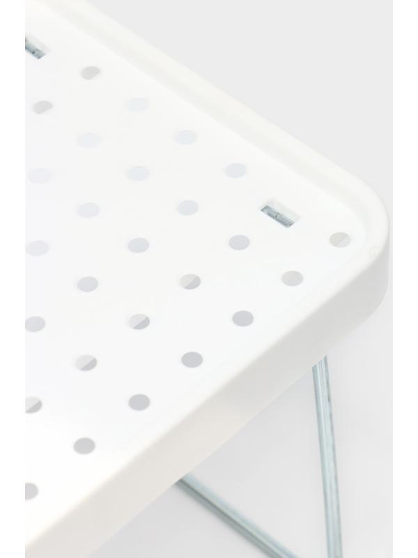 Складной столик - поднос «Макард», 29×14×2 см, белый, серый