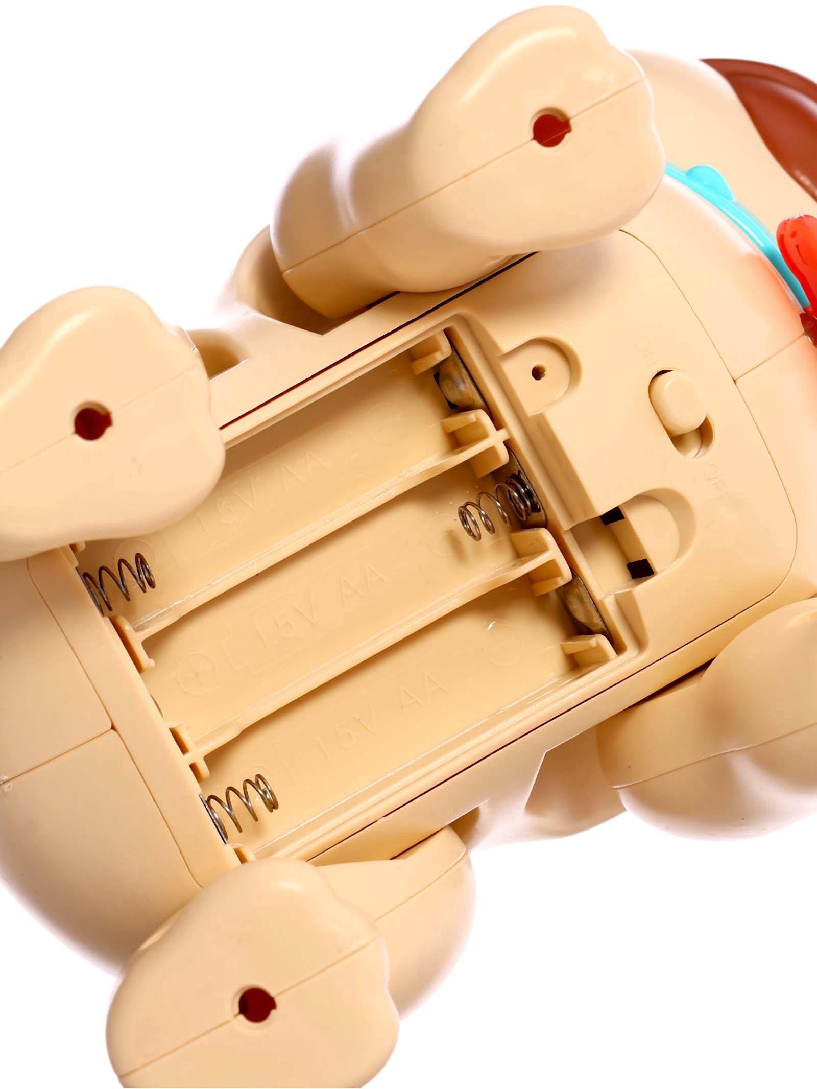 Интерактивная игрушка «Щенок Барри», звуковые и световые эффекты, ходит, выпускает пар