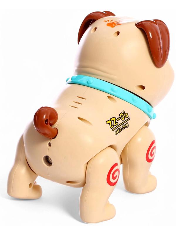 Интерактивная игрушка «Щенок Барри», звуковые и световые эффекты, ходит, выпускает пар