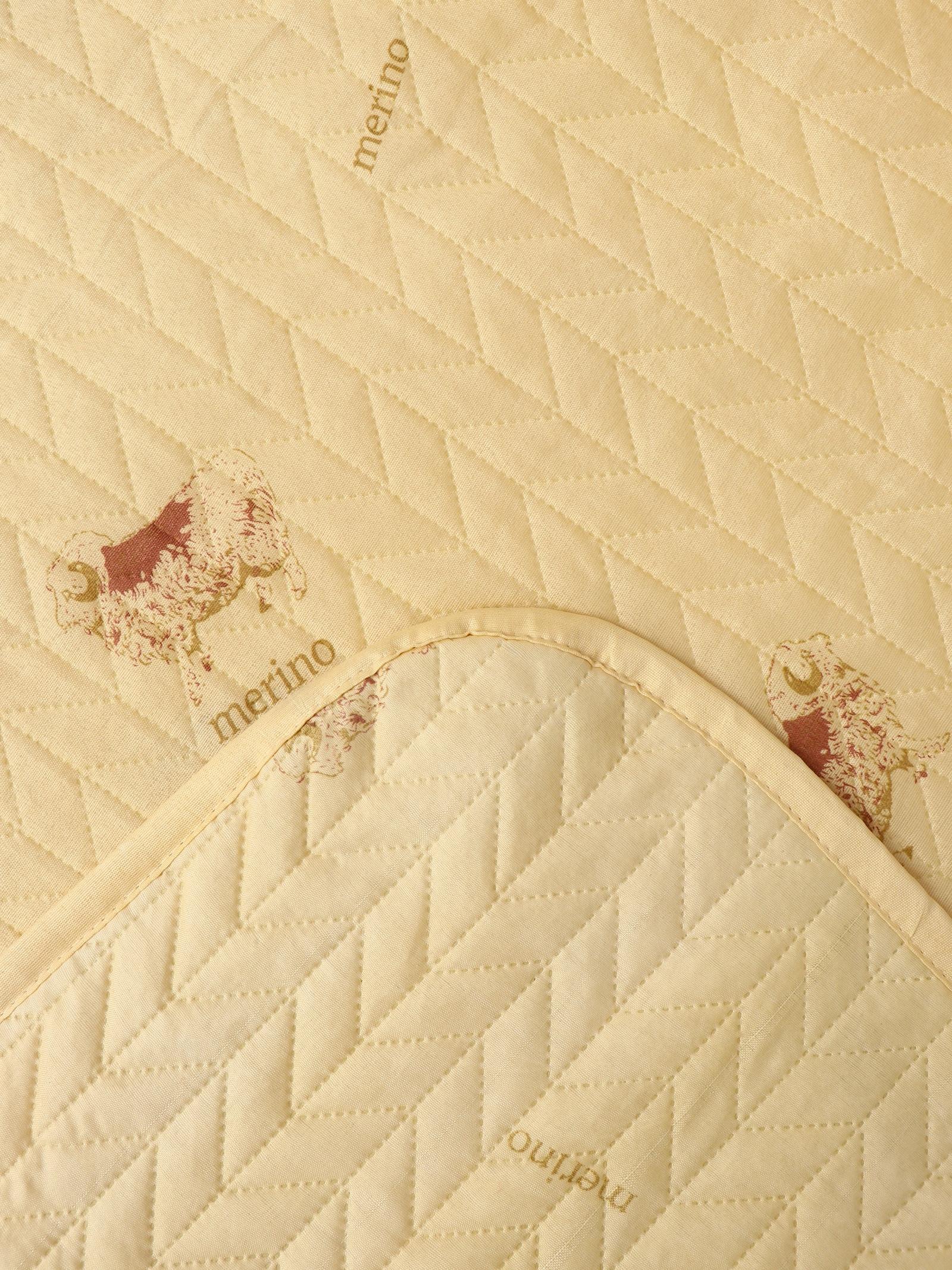 Комплект спальный Экономь и Я «Овечка»: одеяло 140×205 см-1 шт., подушка 70×70 см-1 шт., пэ 100%