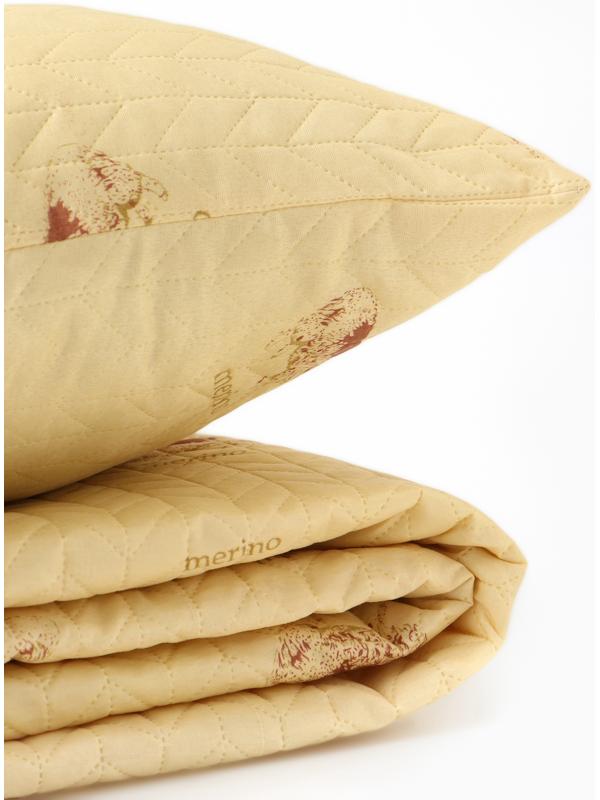 Комплект спальный Экономь и Я «Овечка»: одеяло 140×205 см-1 шт., подушка 70×70 см-1 шт., пэ 100%