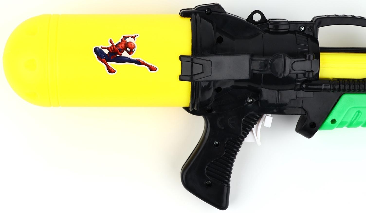 Водный бластер «Человек-паук», с накачкой