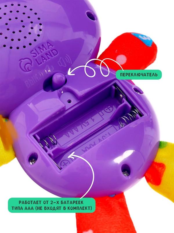 Музыкальная игрушка «Любимый друг. Слоник», песни, стихи, фразы