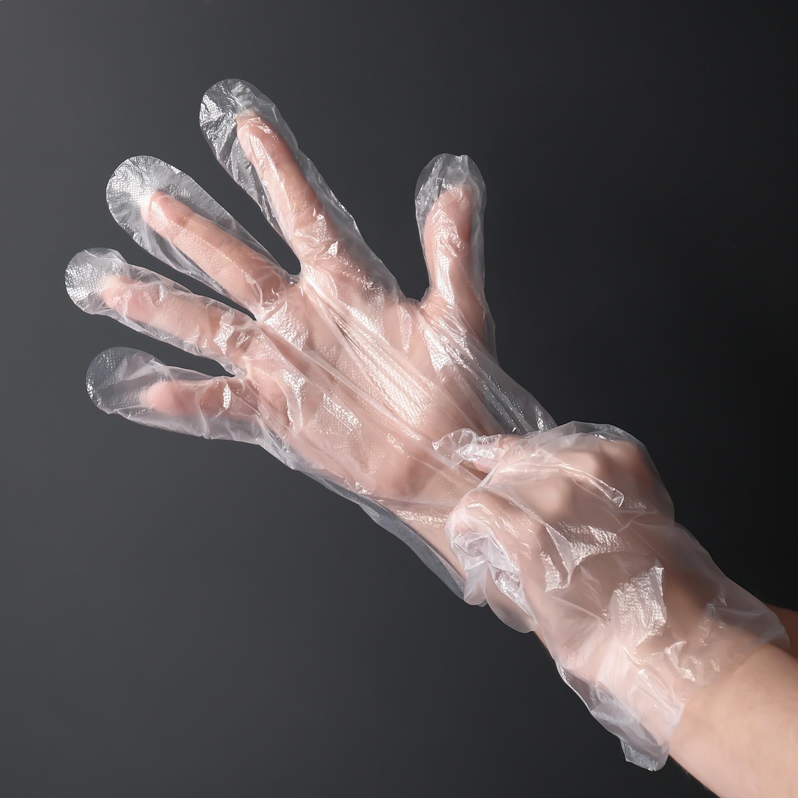 Перчатки одноразовые полиэтиленовые, PE, 0.4 г, размер перчатки 28×13.5 см, 100 шт./уп (50 пар)