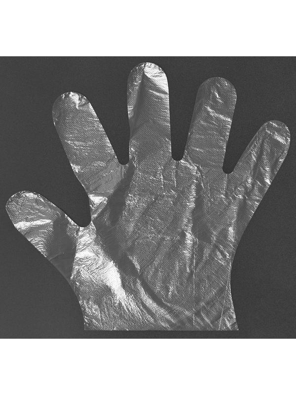 Перчатки одноразовые полиэтиленовые, PE, 0.4 г, размер перчатки 28×13.5 см, 100 шт./уп (50 пар)