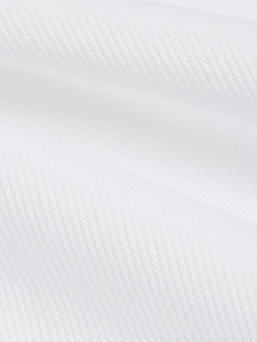 Добок (кимоно) для Тхэквондо, белый, черно-красный ворот, детский, размер 130