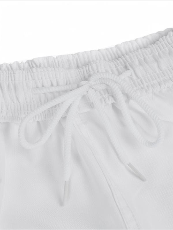 Добок (кимоно) для Тхэквондо, белый, черно-красный ворот, детский, размер 140