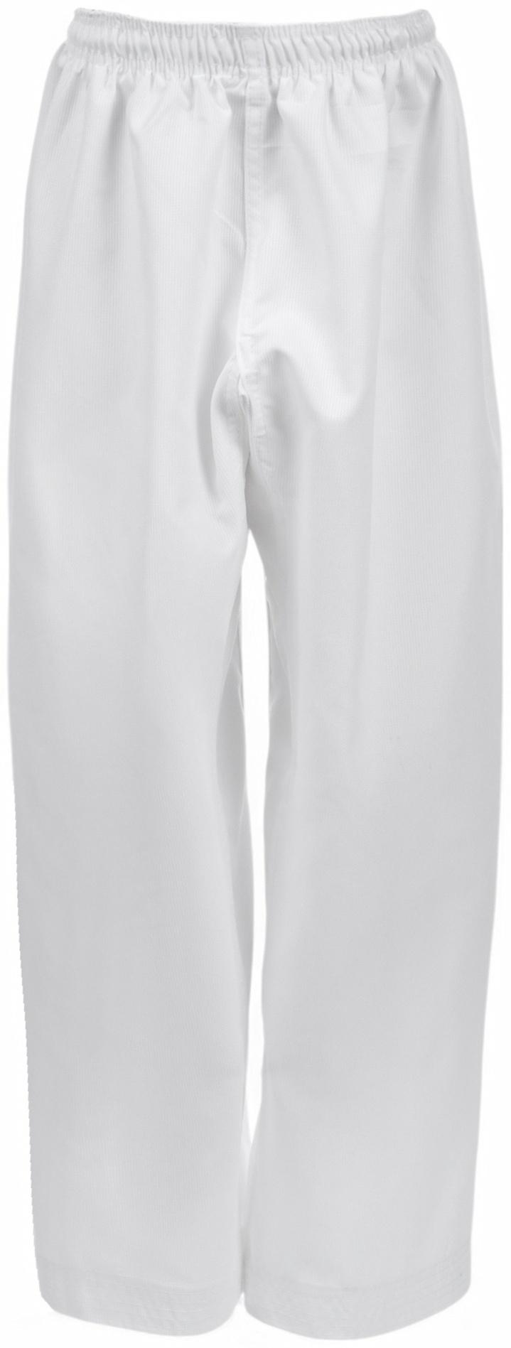 Добок (кимоно) для Тхэквондо, размер 150, детский, белый, чёрно-красный ворот