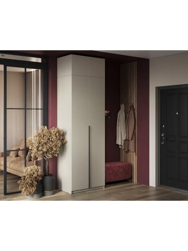 Шкаф-антресоль для двухстворчатого шкафа «Бруно», 800×505×384 мм, цвет кашемир