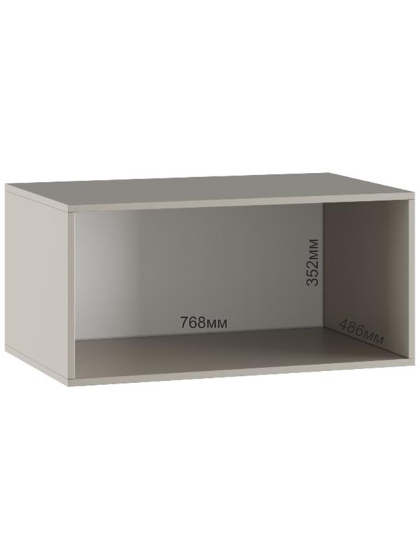 Шкаф-антресоль для двухстворчатого шкафа «Бруно», 800×505×384 мм, цвет кашемир