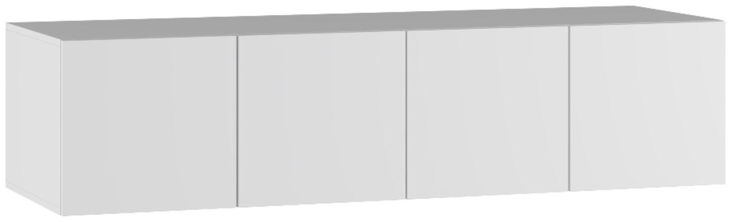 Шкаф-антресоль для четырёхстворчатого шкафа «Бруно», 1600×505×384 мм, белый