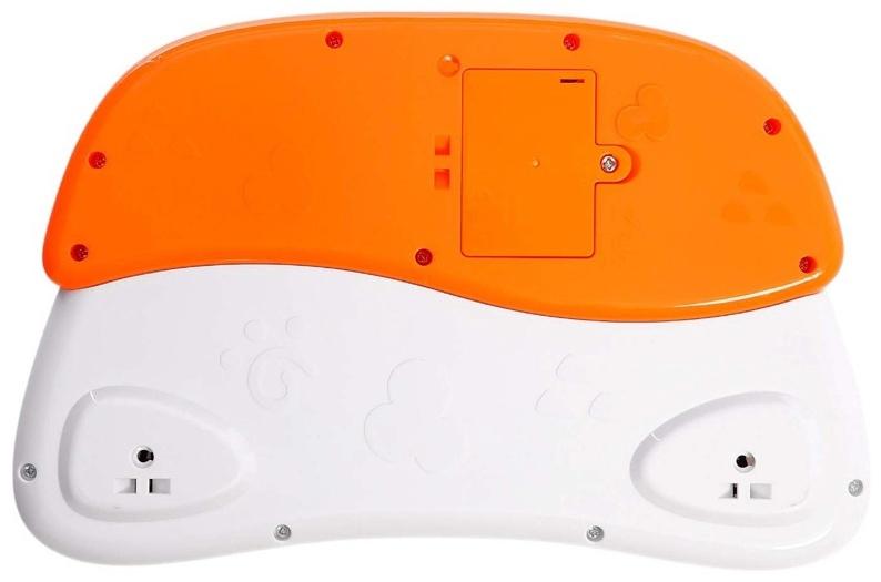 Музыкальное пианино детское, сенсорное, звуковые и световые эффекты, карточки для обучения