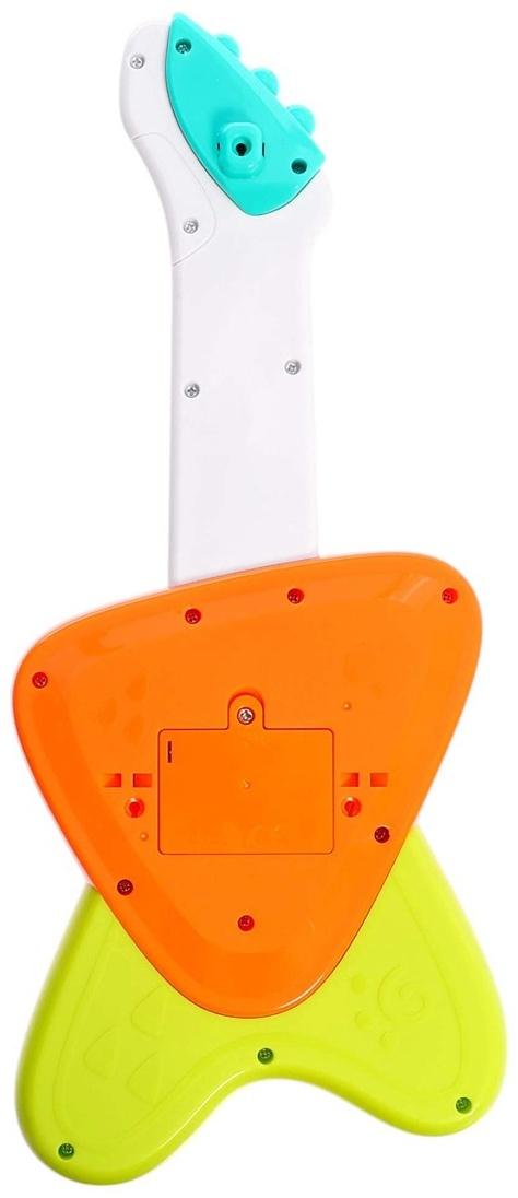 Музыкальная гитара детская, сенсорная, звуковые и световые эффекты