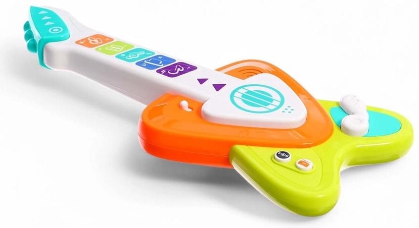 Музыкальная гитара детская, сенсорная, звуковые и световые эффекты