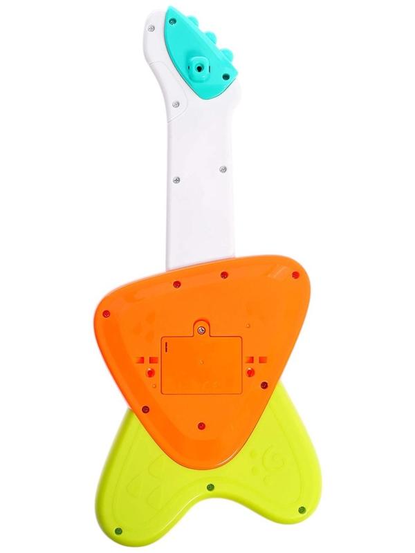 Музыкальная гитара детская, сенсорная, звуковые и световые эффекты