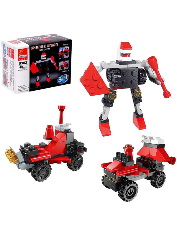 Конструктор Робот «Космический исследователь», 3 в1 40 деталей