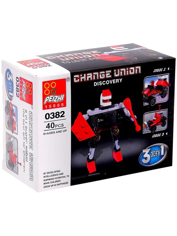 Конструктор Робот «Космический исследователь», 3 в1 40 деталей