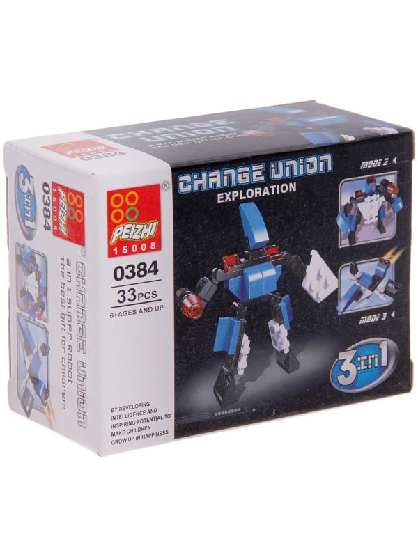 Конструктор Робот «Космический исследователь», 3 в1 33 детали