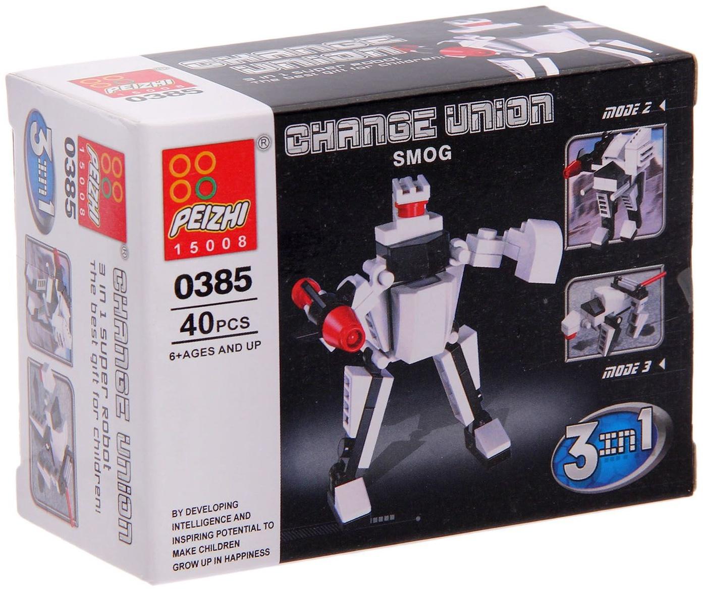 Конструктор Робот «Космический исследователь», 3 в1 40 деталей