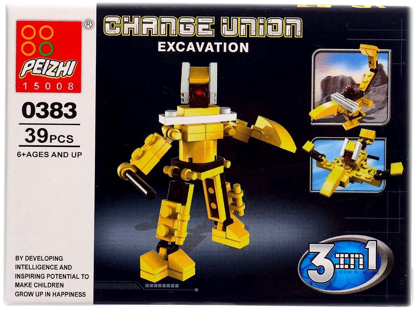 Конструктор Робот «Космический исследователь», 3 в1 33 детали