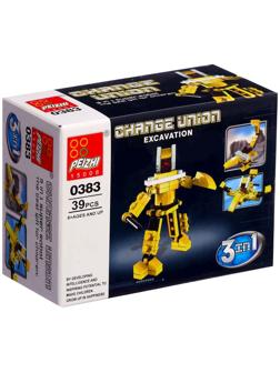 Конструктор Робот «Космический исследователь», 3 в1 33 детали