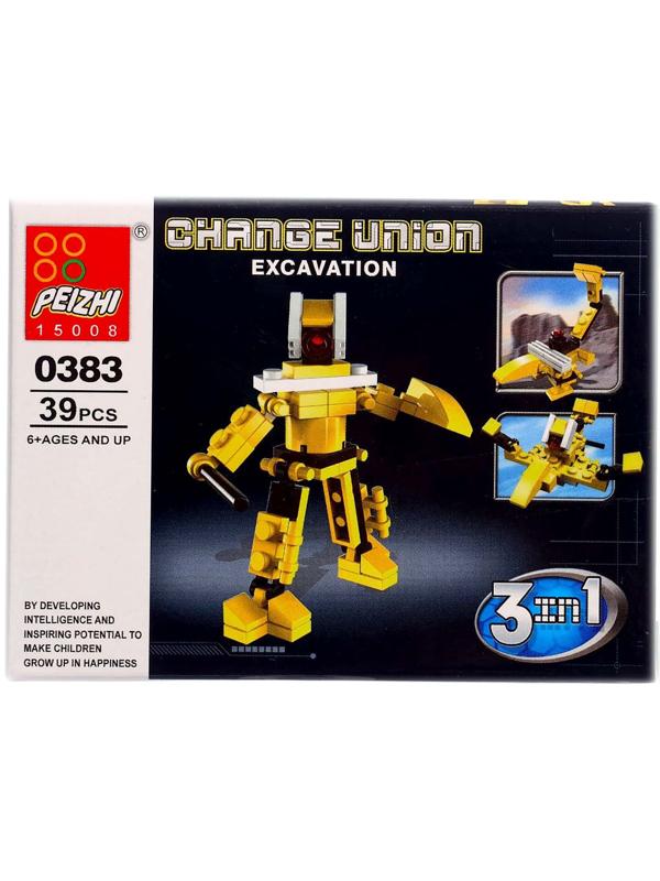 Конструктор Робот «Космический исследователь», 3 в1 33 детали