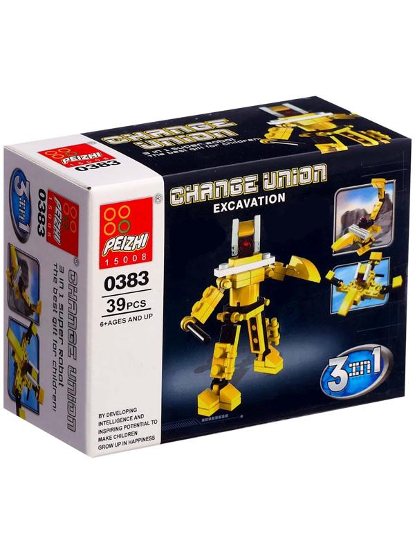 Конструктор Робот «Космический исследователь», 3 в1 33 детали