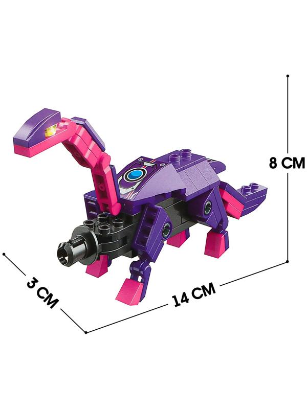Конструктор Динобот «Вождь Тиранозавр», 70 деталей