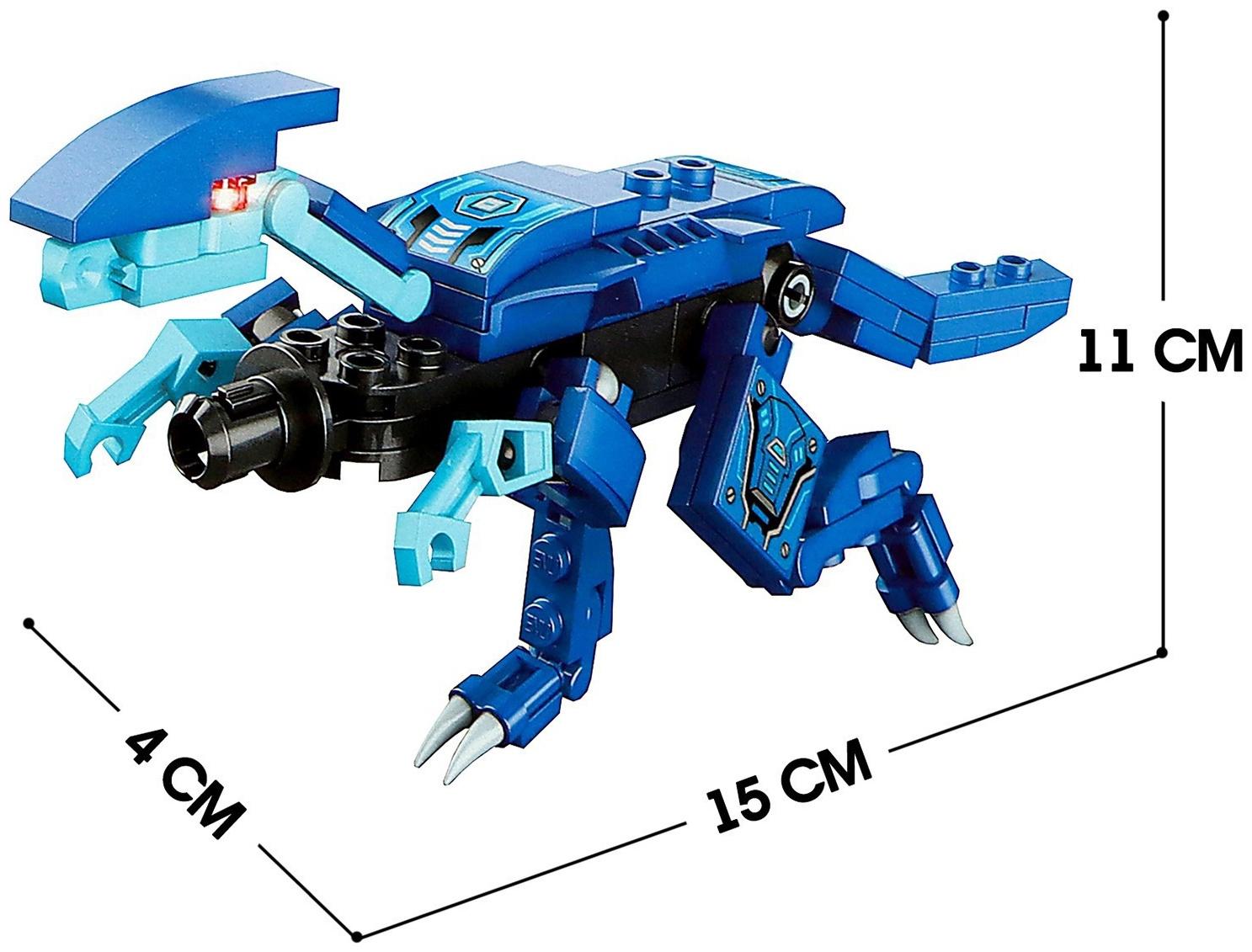 Конструктор Динобот «Вождь Тиранозавр», 71 деталь