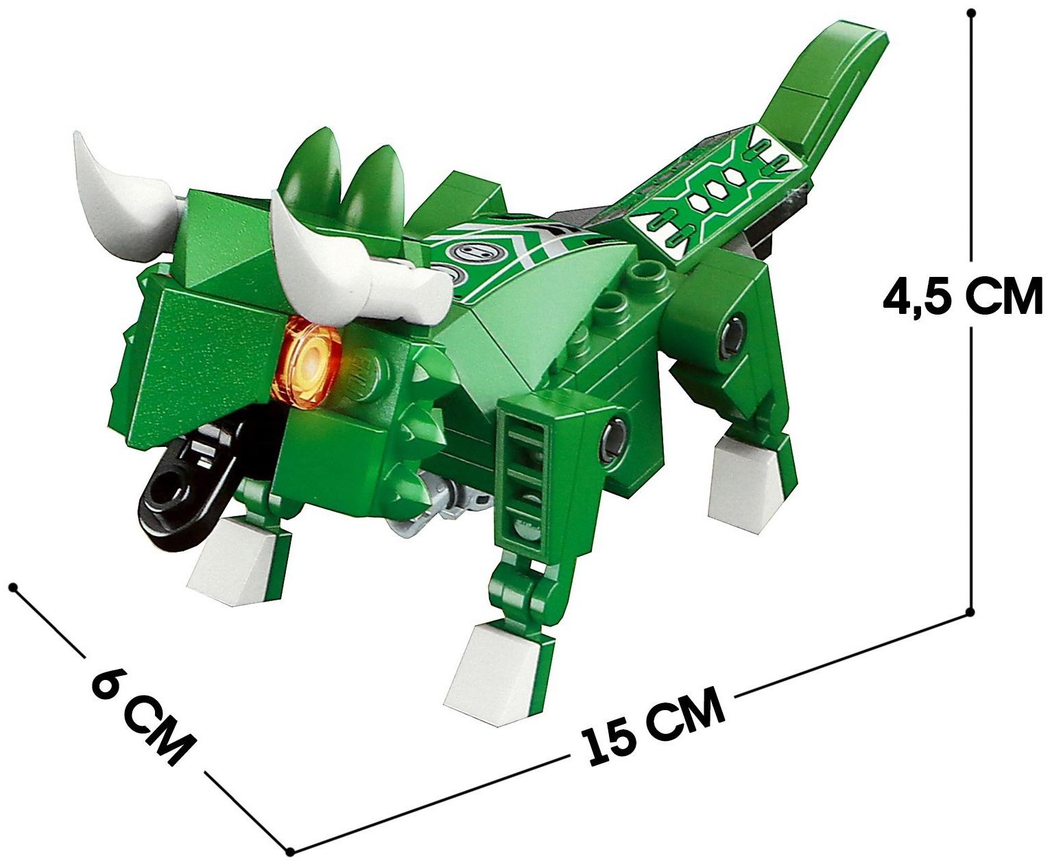 Конструктор Динобот «Вождь Тиранозавр», 92 детали