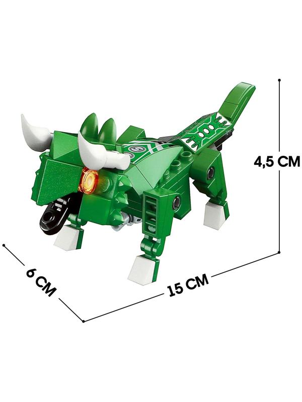 Конструктор Динобот «Вождь Тиранозавр», 92 детали