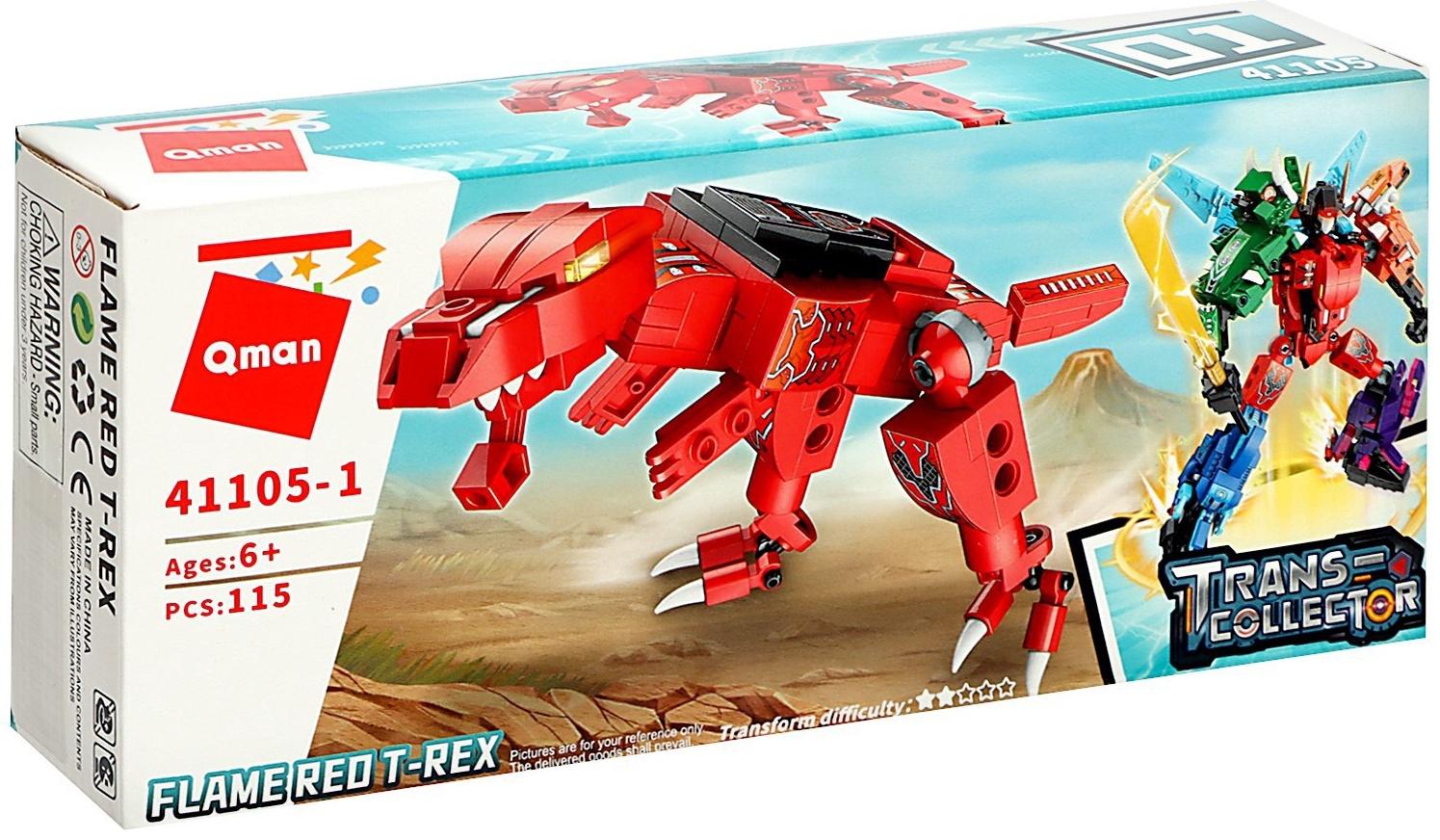 Конструктор Динобот «Вождь Тиранозавр», 115 деталей