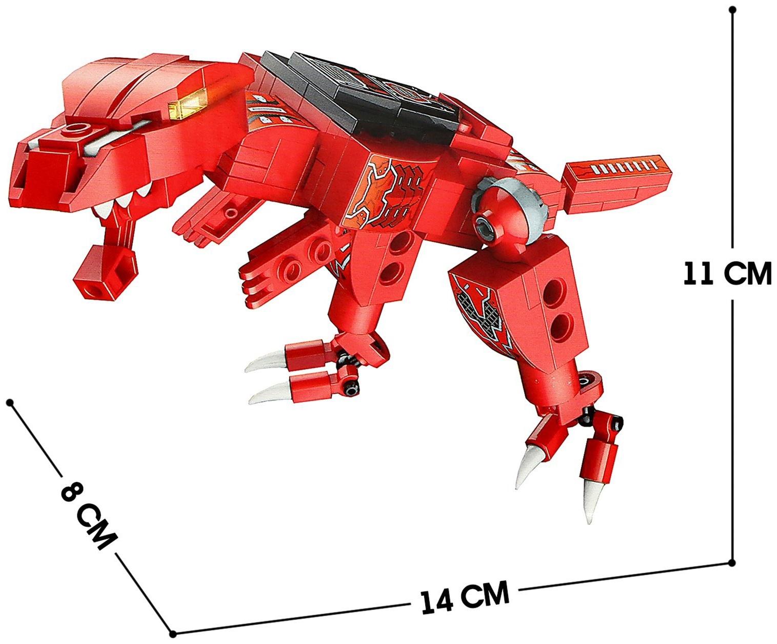 Конструктор Динобот «Вождь Тиранозавр», 115 деталей
