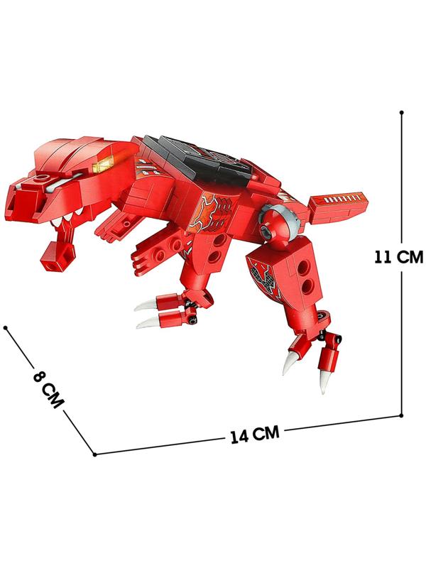 Конструктор Динобот «Вождь Тиранозавр», 115 деталей