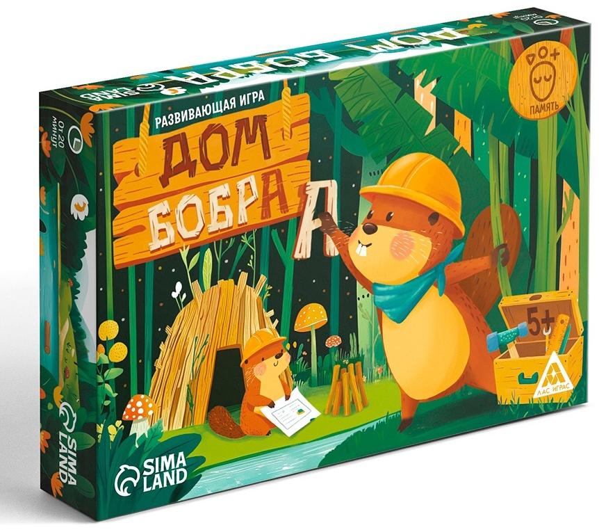 Настольная игра «Дом бобра», развивающая, 5+, 108 карт