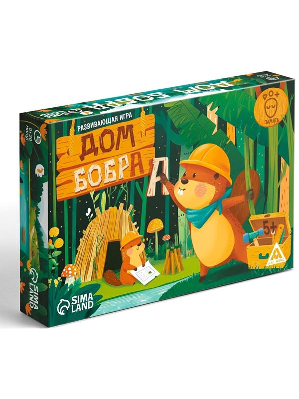 Настольная игра «Дом бобра», развивающая, 5+, 108 карт