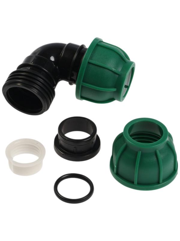 Отвод ПНД ZEIN, 20 мм, цанга