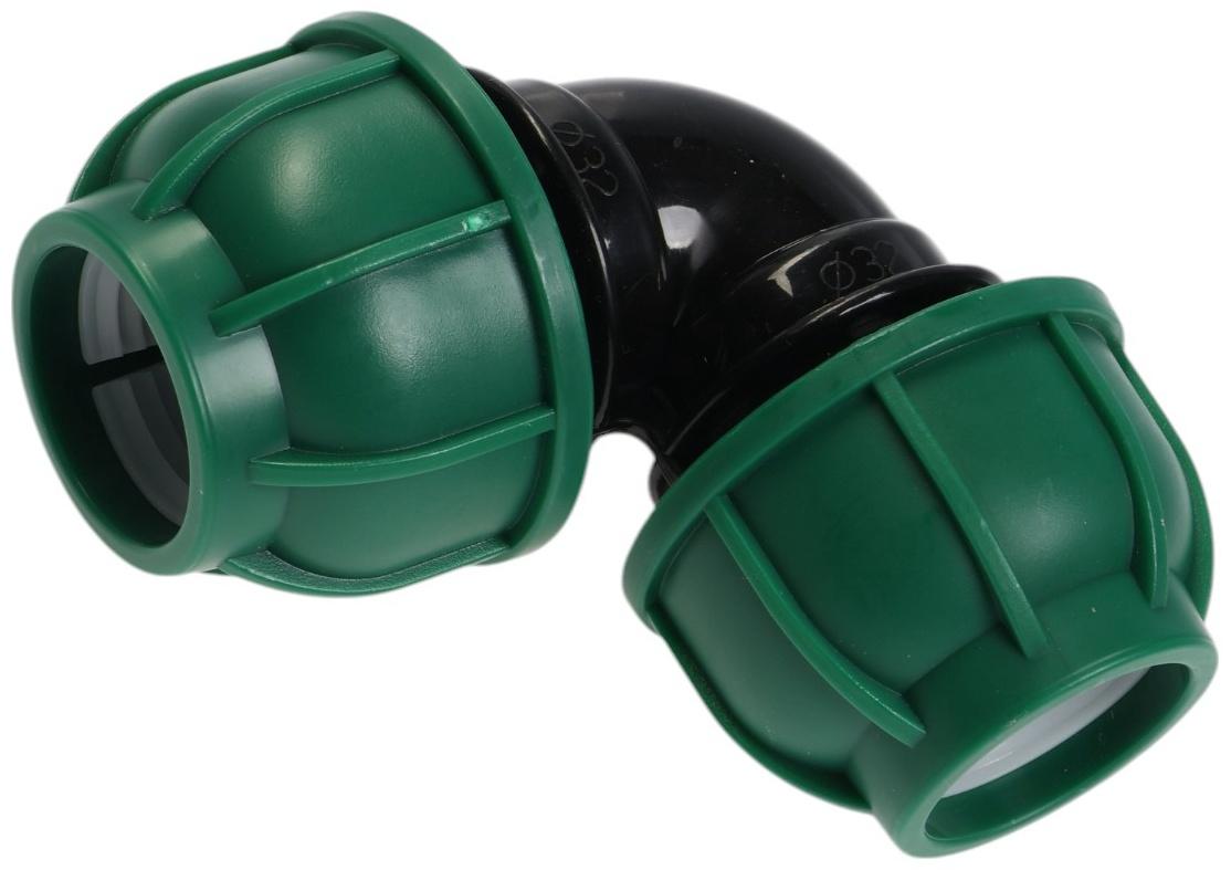 Отвод ПНД ZEIN, 32 мм, цанга