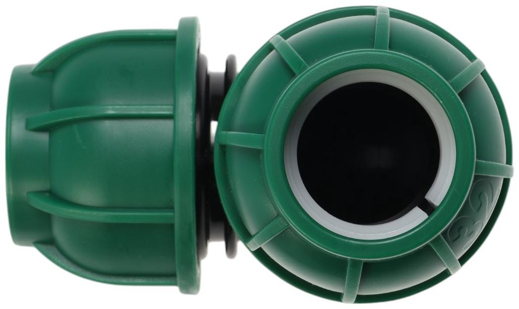 Отвод ПНД ZEIN, 32 мм, цанга