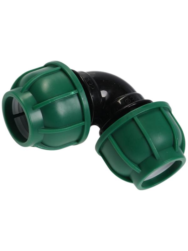 Отвод ПНД ZEIN, 32 мм, цанга