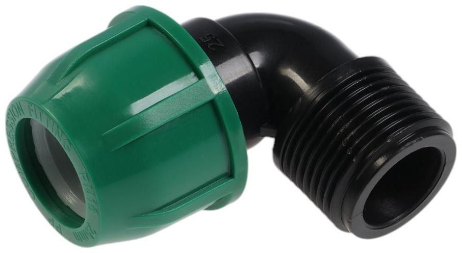 Отвод ПНД ZEIN, 25 мм × 1