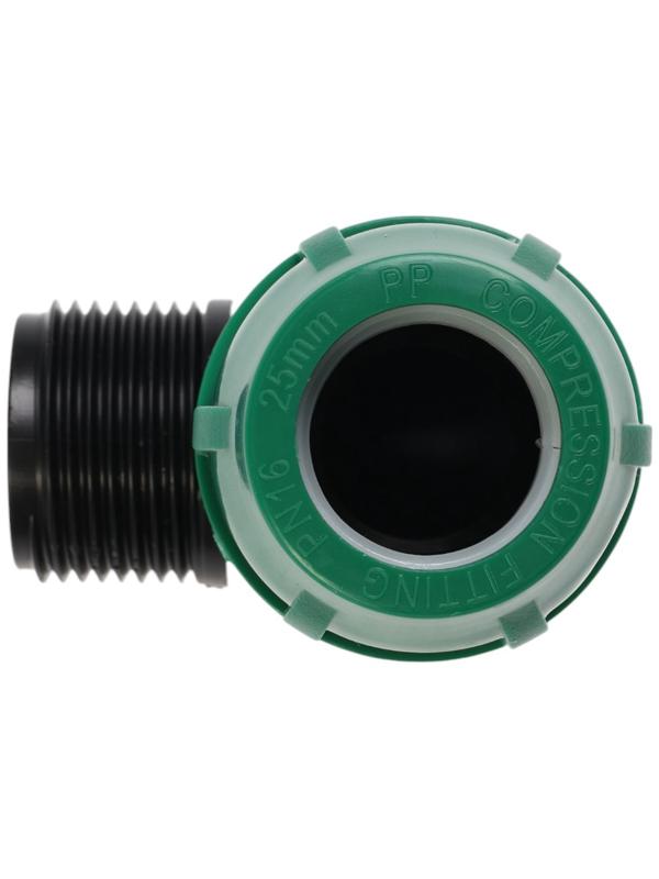 Отвод ПНД ZEIN, 25 мм × 1