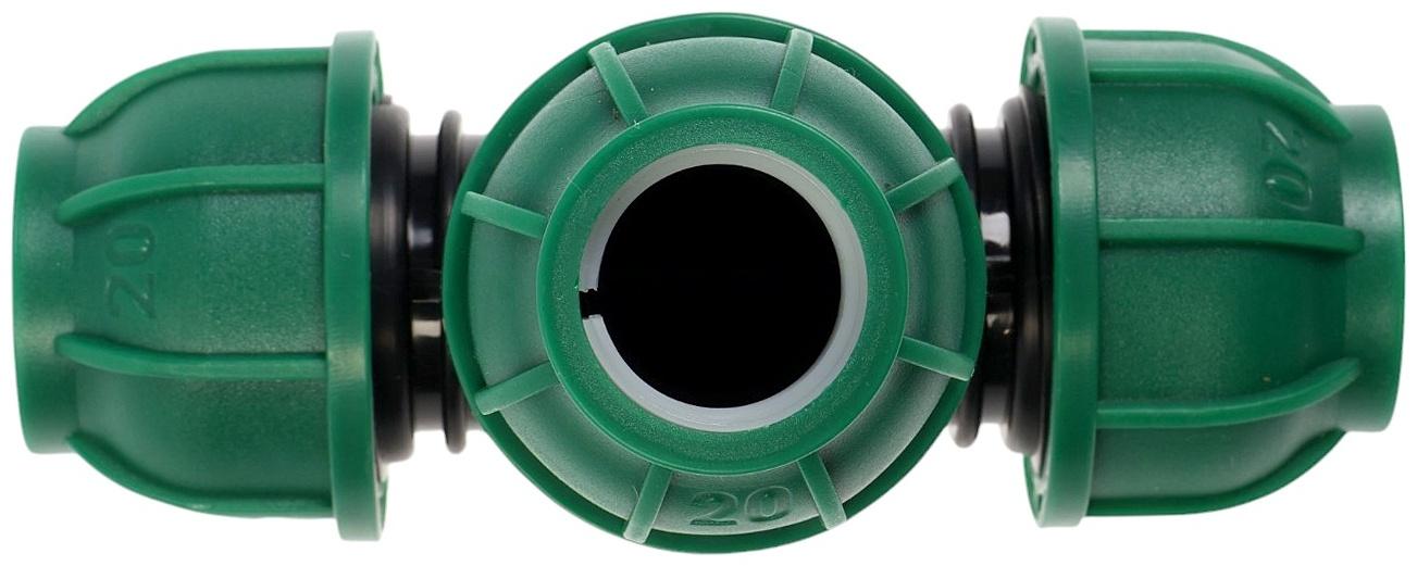 Тройник ПНД ZEIN, 20 мм, цанга