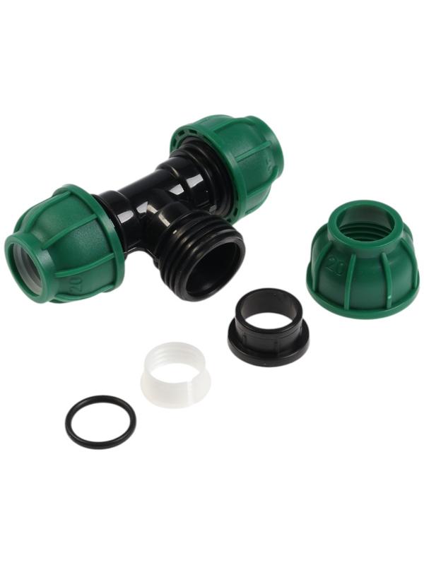 Тройник ПНД ZEIN, 20 мм, цанга