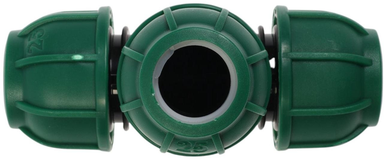 Тройник ПНД ZEIN, 25 мм, цанга