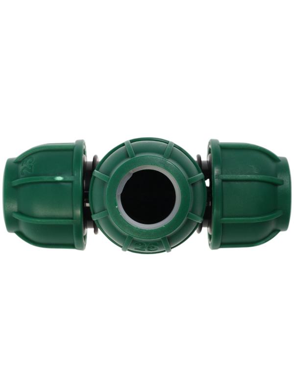 Тройник ПНД ZEIN, 25 мм, цанга